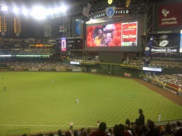 Chase Field, section: 203, row: 11, seat: 18