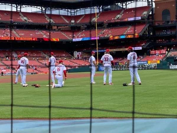 Busch Stadium, section: 138D, row: A, seat: 1 & 2