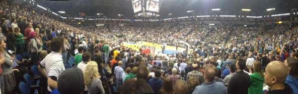 Target Center, section: 126, row: j, seat: 6