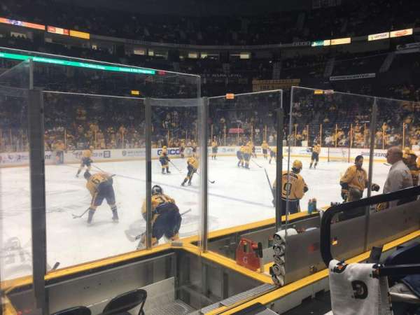 Bridgestone Arena, section: 115, row: EE, seat: 1