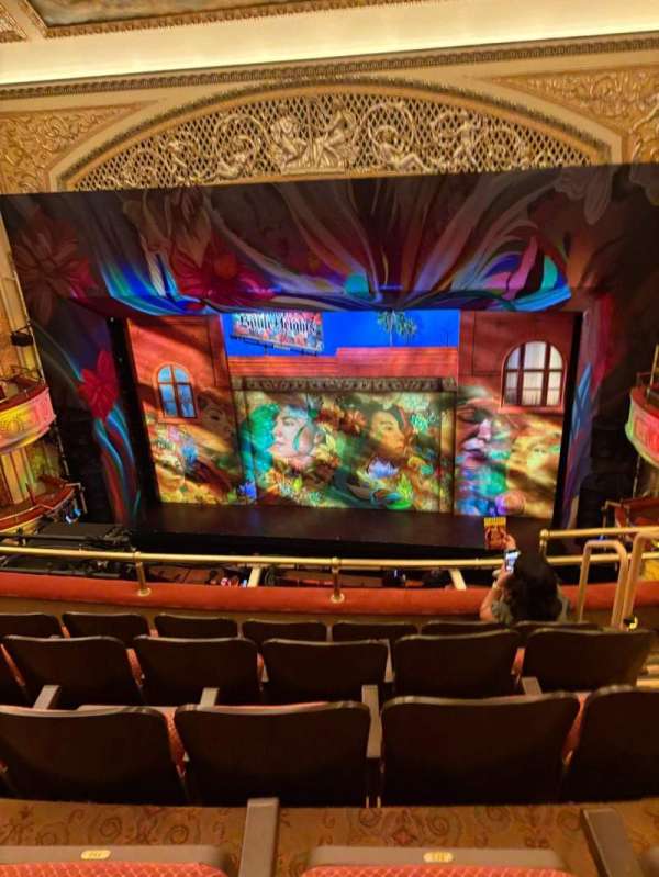 James Earl Jones Theatre, section: Balcony C, row: E, seat: 114