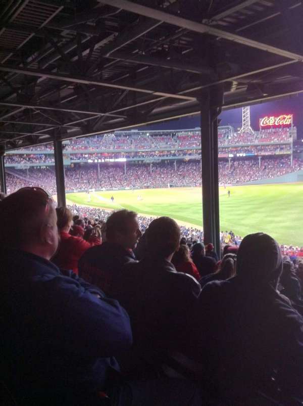 Fenway Park, section: Grandstand 5, row: 12, seat: 17