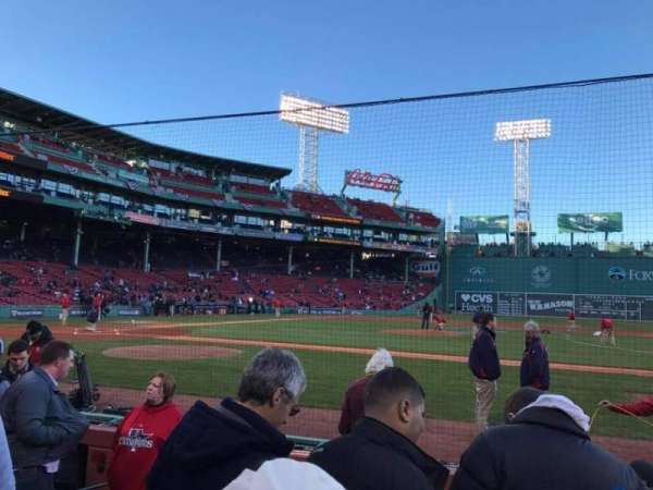 Fenway Park, section: Field Box 29, row: C, seat: 4