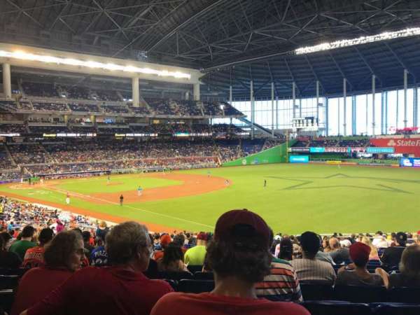 LoanDepot Park, section: 3, row: 24, seat: 12