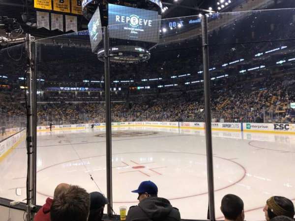 TD Garden, section: Old Loge 8, row: 4, seat: 7