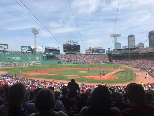 Fenway Park, section: Grandstand 23, row: 2, seat: 4