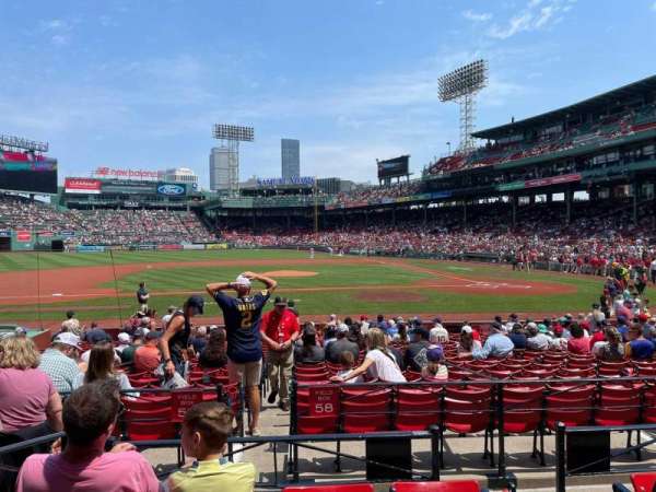 Fenway Park, section: Loge Box 145, row: DD, seat: 2