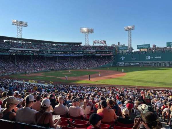 Fenway Park, section: Grandstand 12, row: 3, seat: 1