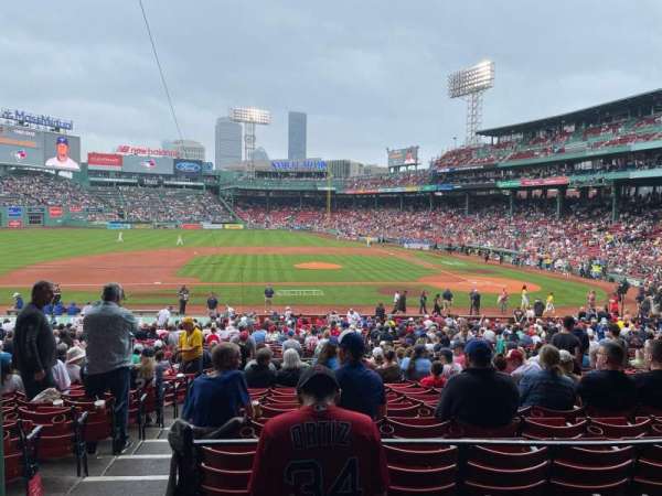 Fenway Park, section: Grandstand 25, row: 4, seat: 23