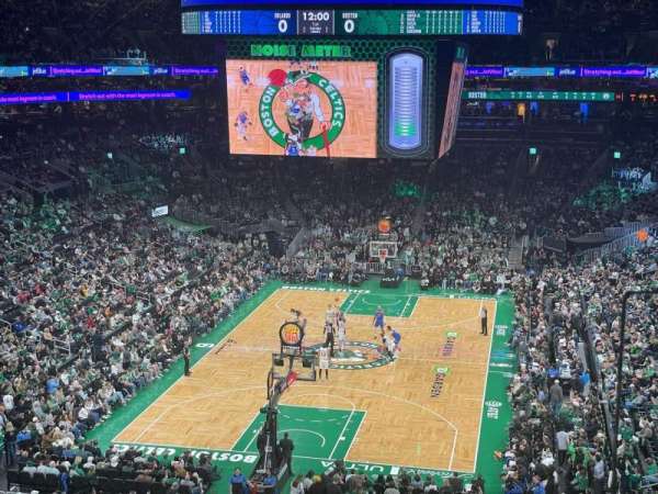 TD Garden, section: 308, row: 2, seat: 1