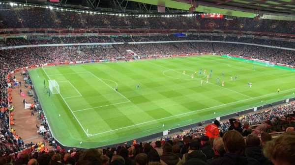 Emirates Stadium, section: 116, row: 17, seat: 731