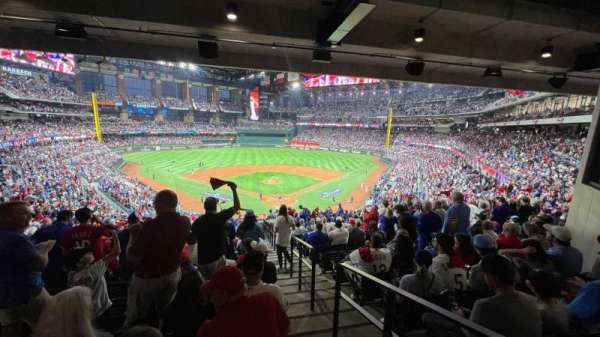 Globe Life Field, section: 113, row: 19, seat: 18