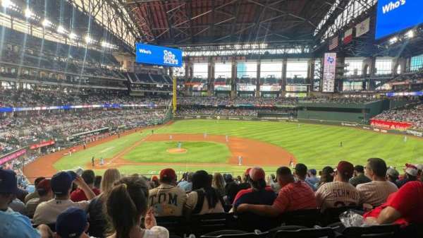 Globe Life Field, section: 119, row: 11, seat: 7