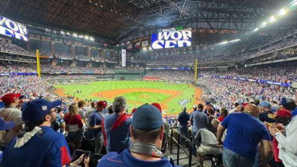 Globe Life Field, section: 112, row: 6, seat: 21