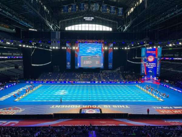 Lucas Oil Stadium, section: 327, row: 1, seat: 1