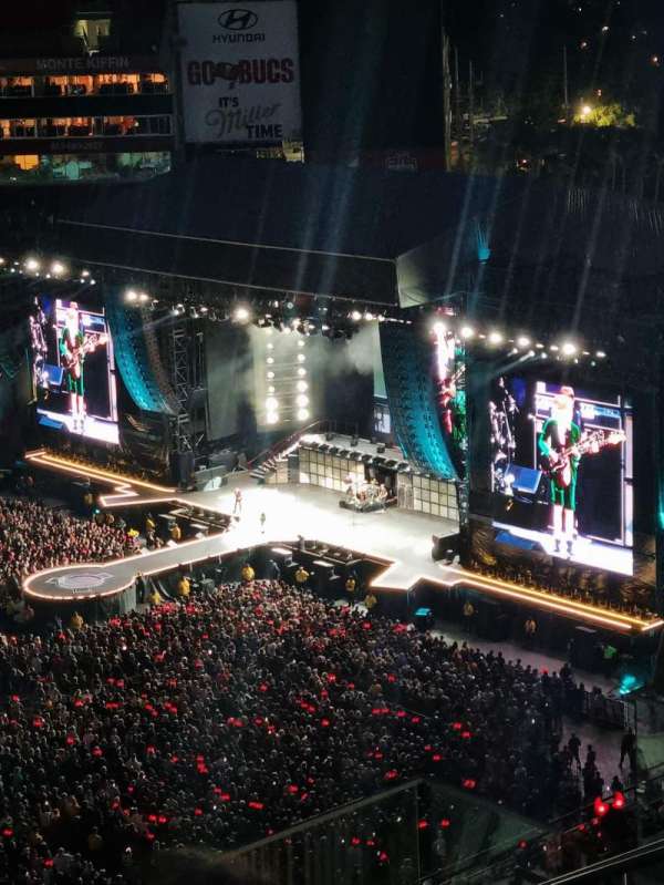 Raymond James Stadium, section: 309, row: G, seat: 12