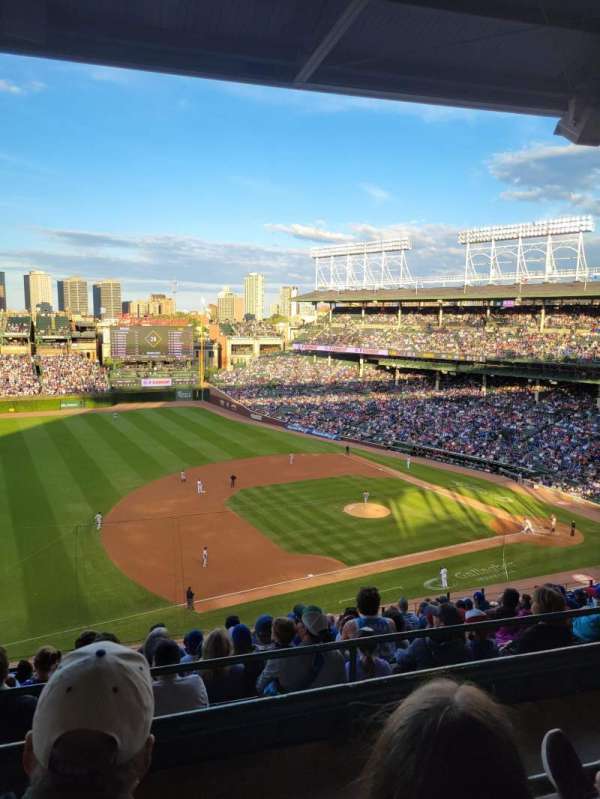 Wrigley Field, section: 409L, row: 2, seat: 6
