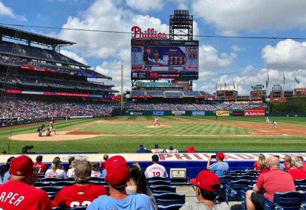 Citizens Bank Park, section: 118, row: 9, seat: 2