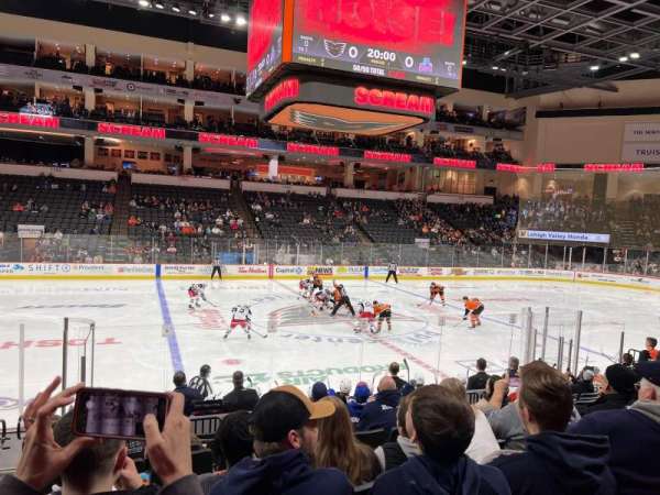PPL Center, section: 105, row: 11, seat: 17
