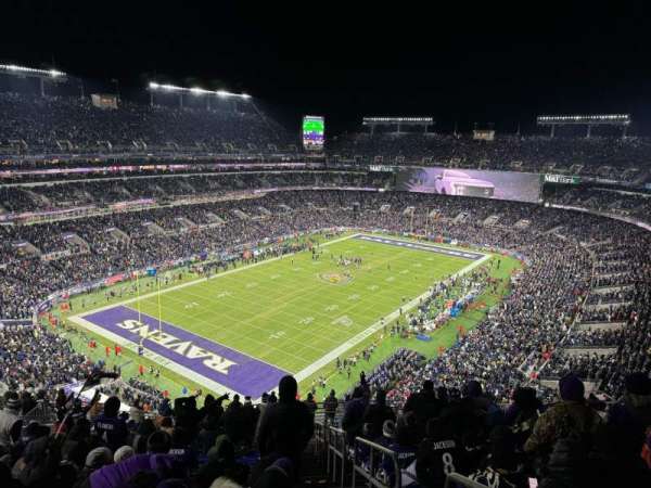 M&T Bank Stadium, section: 508, row: 20, seat: 1