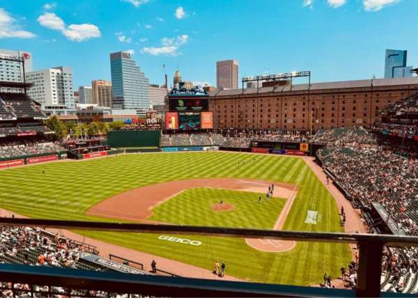 Oriole Park at Camden Yards, section: 344, row: 1, seat: 10