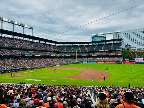 Oriole Park at Camden Yards, section: 17, row: 1, seat: 6
