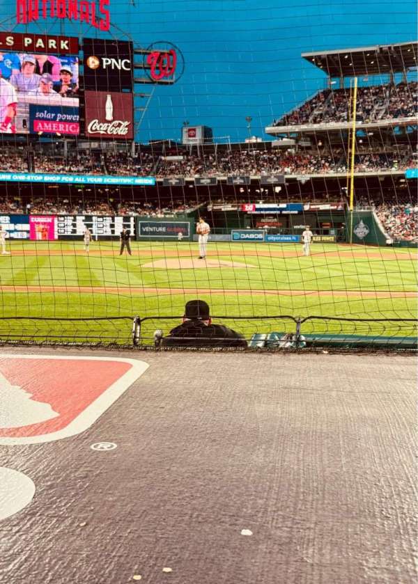 Nationals Park, section: 117, row: D, seat: 1