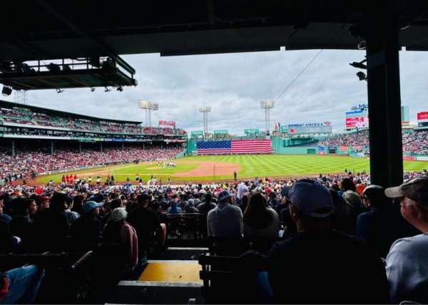 Fenway Park, section: Grandstand 14, row: 6, seat: 12
