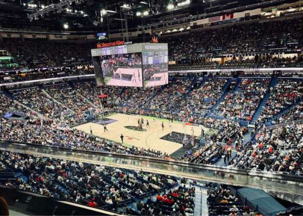 Smoothie King Center, section: 313, row: 1, seat: 3