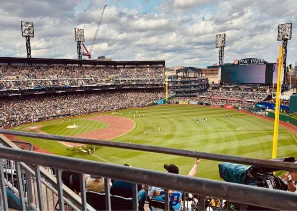 PNC Park, section: 301, row: H, seat: 1
