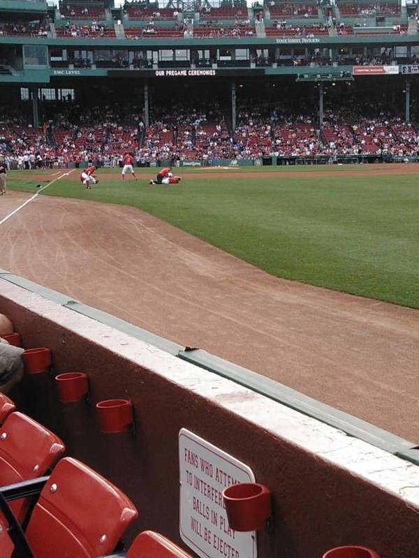 Fenway Park, section: Right Field Box 4, row: G, seat: 8