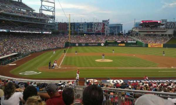 Nationals Park, section: 126, row: P, seat: 2