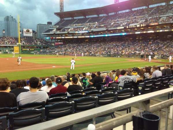 PNC Park, section: 125, row: A, seat: 10