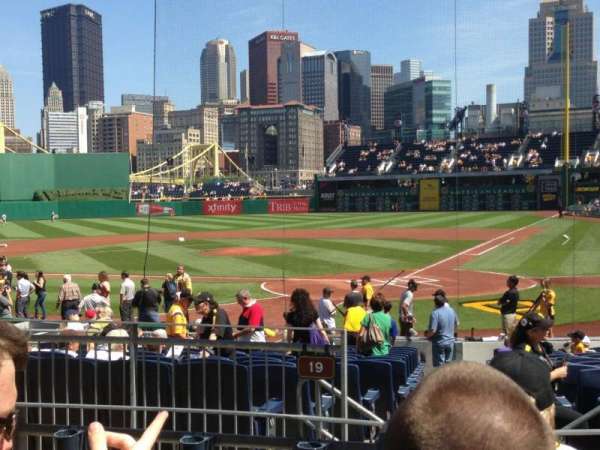 PNC Park, section: 119, row: D, seat: 4