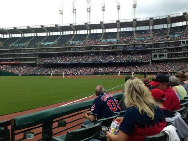 Progressive Field, section: 175, row: C, seat: 1