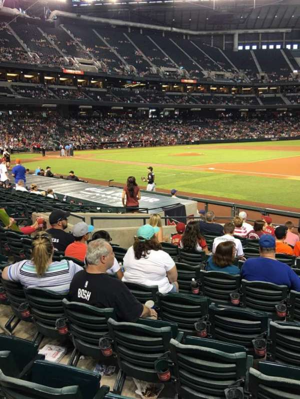 Chase Field, section: 114, row: 14, seat: 5