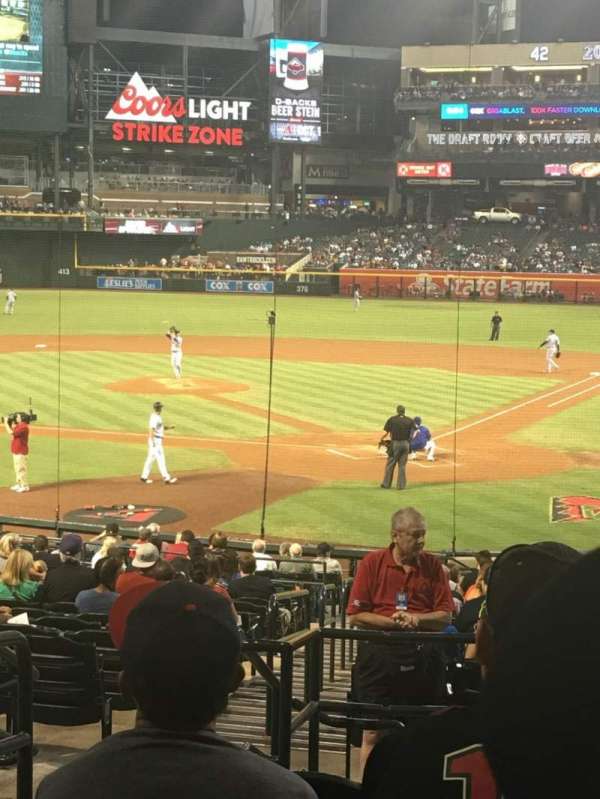Chase Field, section: 124, row: 29, seat: 13