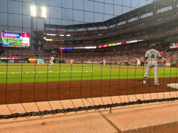 Busch Stadium, section: 8, row: A, seat: 7