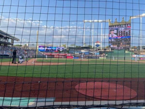 Kauffman Stadium, section: Crown 6, row: A, seat: 1