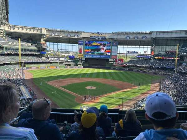 American Family Field, section: 329, row: 4, seat: 8