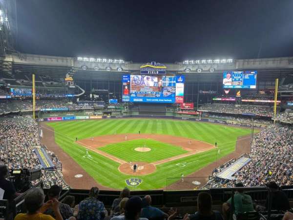 American Family Field, section: 329, row: 6, seat: 9