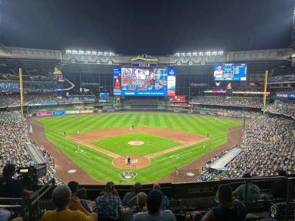 American Family Field, section: 329, row: 6, seat: 8