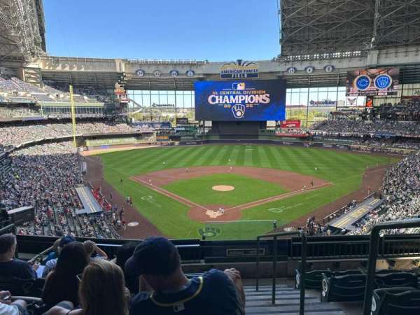 American Family Field, section: 329, row: 6, seat: 11