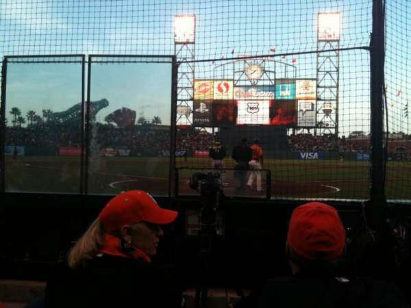 Oracle Park, section: 115, row: 3, seat: 3
