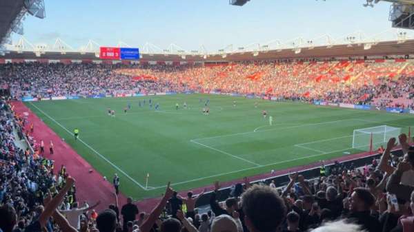 St Mary's Stadium, section: 23, row: EE, seat: 589