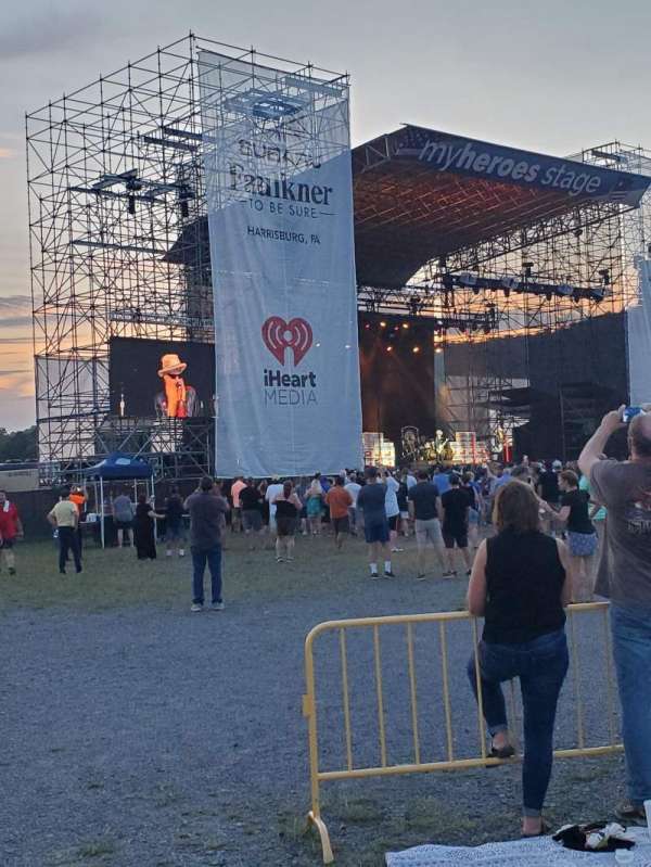 MyHeroes Stage at Penn National Race Course, section: Lawn 1, row: GA8, seat: 9