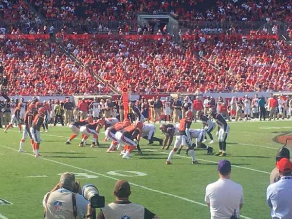 Raymond James Stadium, section: 133, row: A, seat: 24