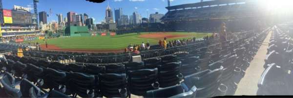 PNC Park, section: 127, row: D, seat: 16
