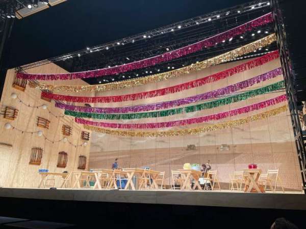 Ahmanson Theatre, section: Orchestra, row: D, seat: 8