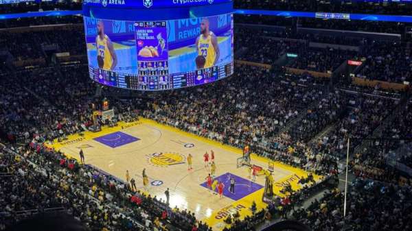 Crypto.com Arena, section: 331, row: 4, seat: 1